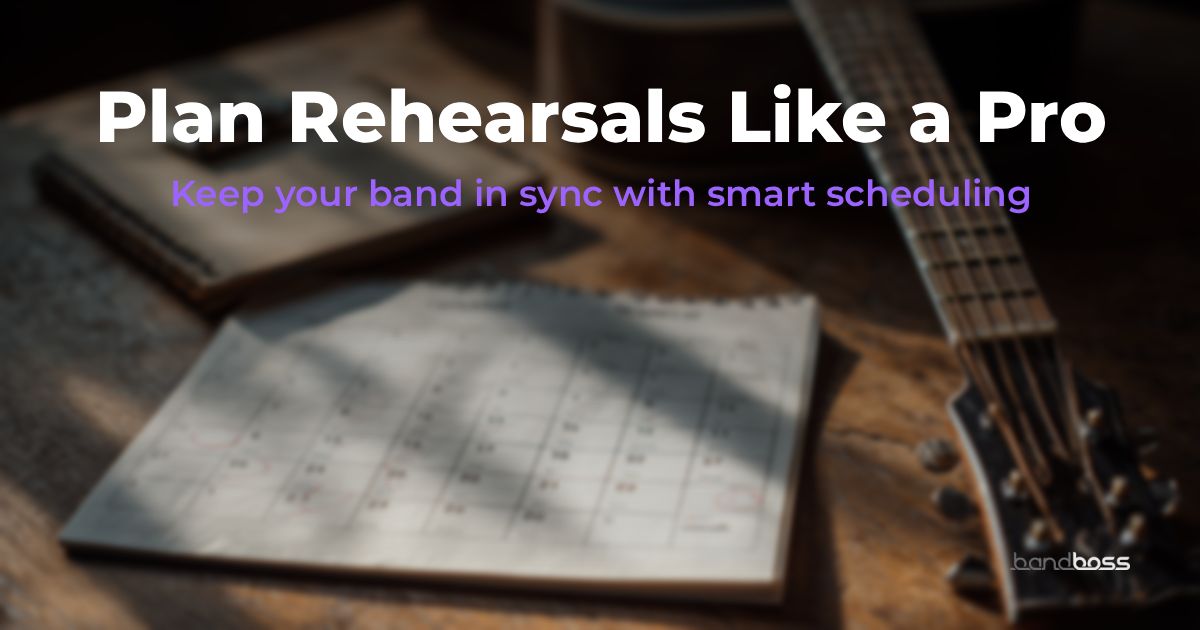 Band scheduling app